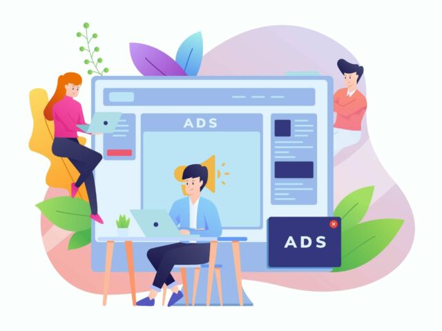Online Advertising Illustration