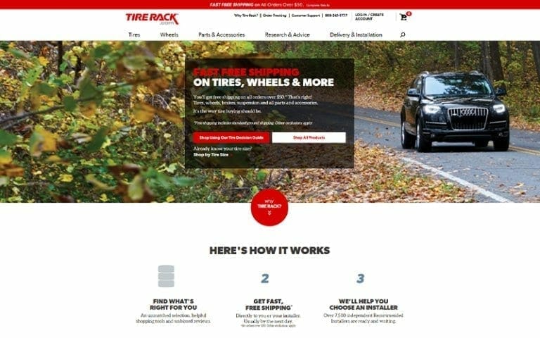 Tire Track Fast Shipping