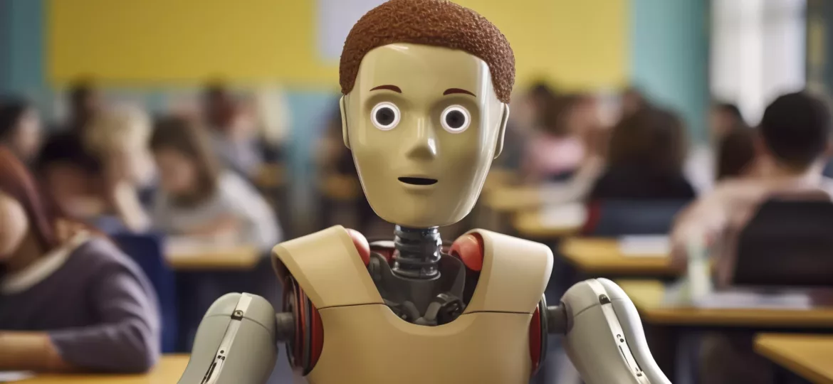 view-futuristic-robot-school-environment