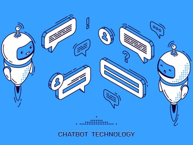 Chatbot technology banner Ai robot client support