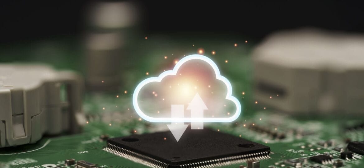 Cloud computing on electronic chip and board Cloud computer is