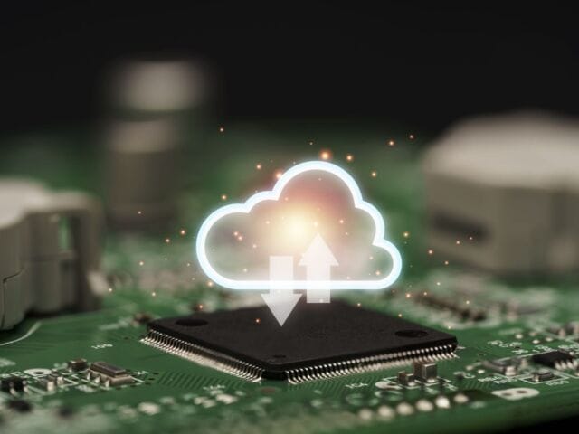 Cloud computing on electronic chip and board Cloud computer is
