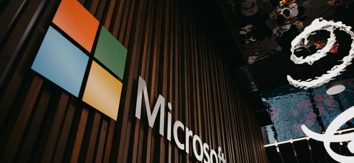 Microsoft logo.