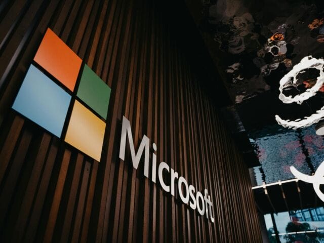 Microsoft logo.